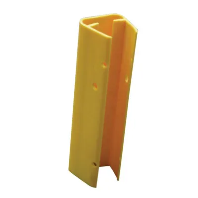 Vestil VPRP-YL-18 High Density Polyethylene Thermoplastic Rack Shield