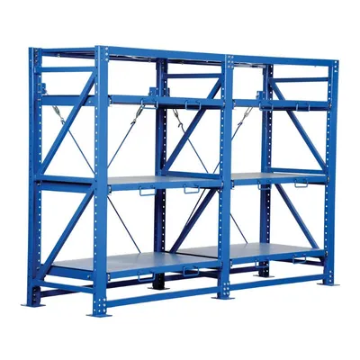 Vestil VRSOR-54 Steel Heavy-Duty Roll-Out Shelving