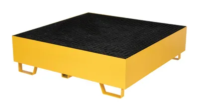 Vestil VSRB-YL-4 Steel Drum Retention Basin 1