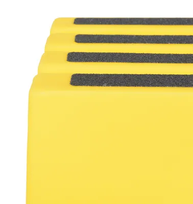 Vestil VST-1-Y Polyethylene 1-Step Step Stool 3