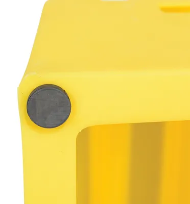 Vestil VST-1-Y Polyethylene 1-Step Step Stool 4