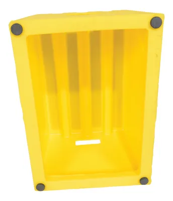 Vestil VST-1-Y Polyethylene 1-Step Step Stool 5