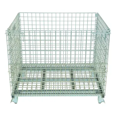 Vestil VWIRE-40H Galvanized Steel Mesh Container