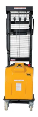 Vestil VWS-770-FF-DC pallet stacker shown from an alternate angle