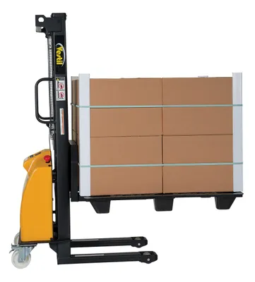 Vestil VWS-770-FF-DC Steel Stacker with Fixed DC Powered Winch 4