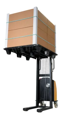 Vestil VWS-770-FF-DC Steel Stacker with Fixed DC Powered Winch 5