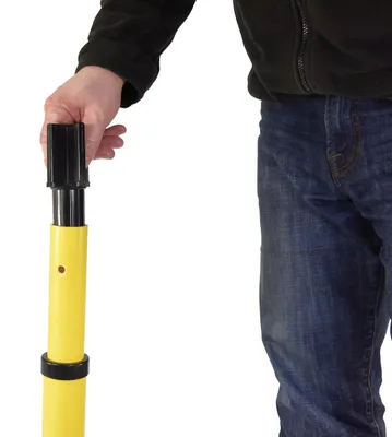 Vestil WBS-4RH stanchion shown from an alternate angle