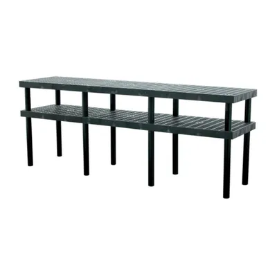 Vestil WBT-G-9624 High-Density Polyethylene Grid Work Bench Table