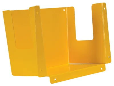 Vestil WC-H-R wheel chock shown from an alternate angle