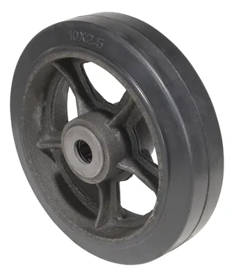 Vestil WHL-VE-10X2MR caster wheel shown from an alternate angle