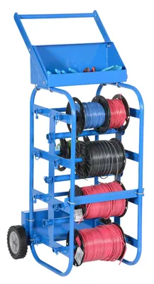 Vestil WIRE-D-E Steel Economy Wire Reel Caddy