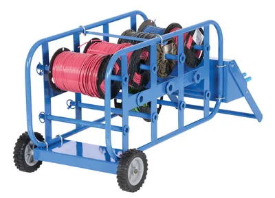 Vestil WIRE-D-E Steel Economy Wire Reel Caddy
