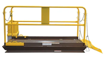 Vestil WL-100-5-48 Steel Premium Truck Scissor Dock Lift 2