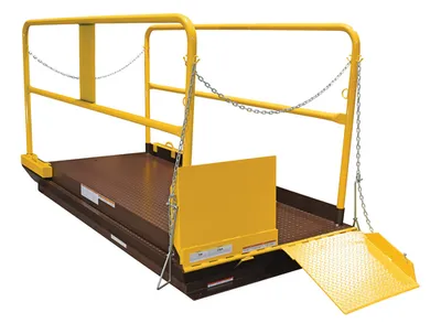 Vestil WL-100-5-48 Steel Premium Truck Scissor Dock Lift 3