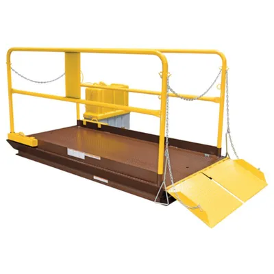 Vestil WL-100-8-78 Steel Premium Truck Scissor Dock Lift (1)