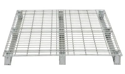 Vestil WMP-4048 Galvanized Steel Welded Wire Pallet 2