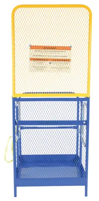 Vestil WP-3636-84B-DD Steel Work Platform With 2 Door Entry 2