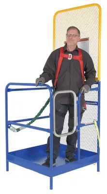 Vestil WP-3636-84B Steel Work Platform With Expanded Back 6
