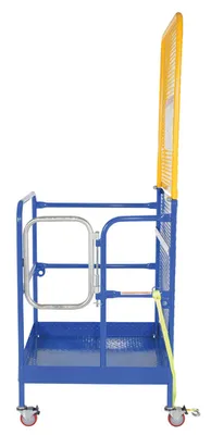 Vestil WP-3636-CA-84B Steel Work Platform With Poly Casters 4