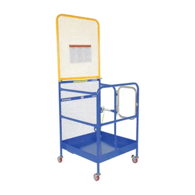 Vestil WP-3636-CA-84B Steel Work Platform With Poly Casters