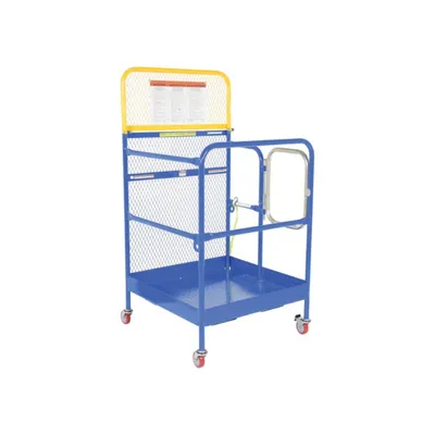 Vestil WP-3636-CA Steel Work Platform With Poly Caster