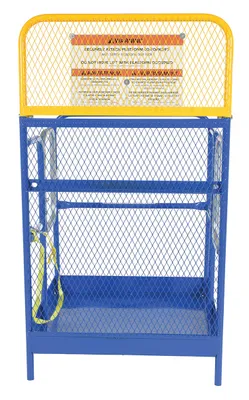 Vestil WP-3636-DD Steel Work Platform With 2 Door Entry 3