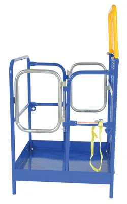 Vestil WP-3636-DD Steel Work Platform With 2 Door Entry 4