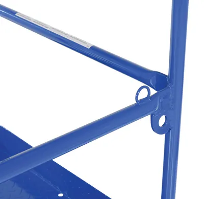 Vestil WP-3648-84B-DD Steel Work Platform With 2 Door Entry 3