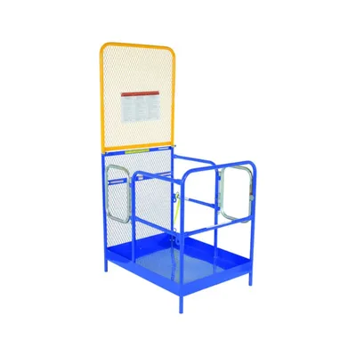 Vestil WP-3648-84B-DD Steel Work Platform With 2 Door Entry