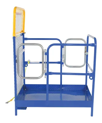 Vestil WP-3648-DD Steel Work Platform With 2 Door Entry 4