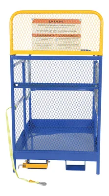 Vestil WP-3648-DD Steel Work Platform With 2 Door Entry 3