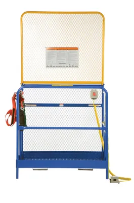 Vestil WP-4848-84B-DD-FF Steel Full Featured Work Platform With 2 Door Entry 2