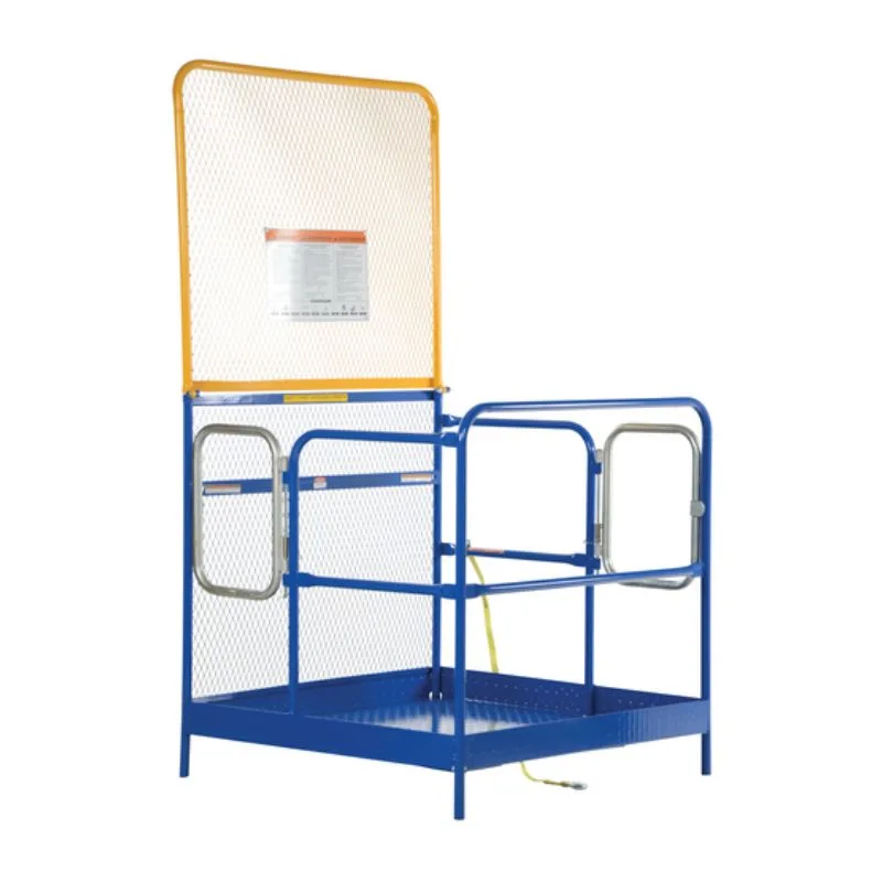 Vestil WP-4848-84B-DD Steel Work Platform With 2 Door Entry
