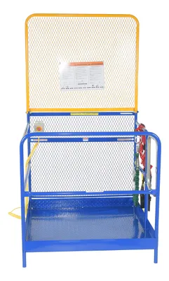 Vestil WP-4848-84B-FF Steel Full Featured Work Platform 2