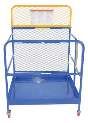Vestil WP-4848-CA Steel Work Platform With Poly Casters 2