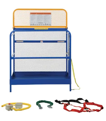 Vestil WP-4848-FF Steel Full Featured Work Platform 2