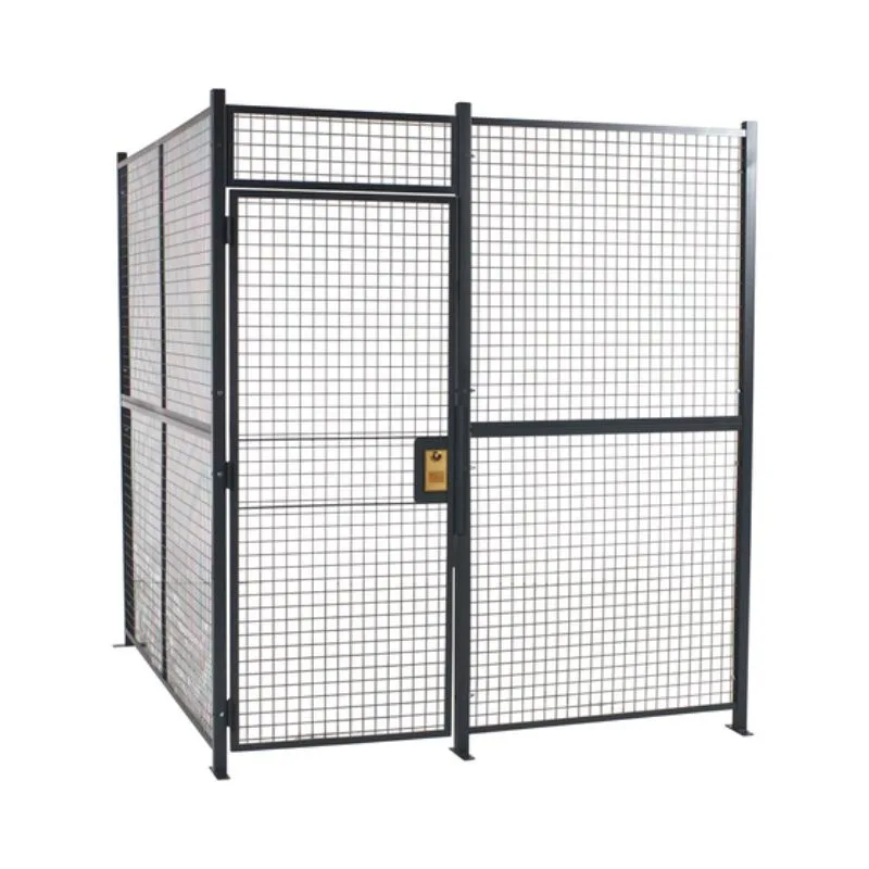 Vestil WPC-10X10-3NC Welded Wire Mesh With Sliding Door
