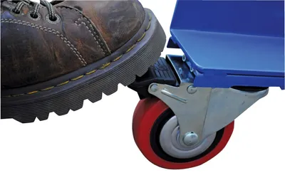 Vestil WT-2221 mobile tilting work table shown from an alternate angle