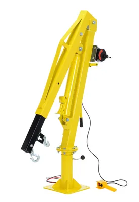 Vestil WTJ-2-DC Steel DC Powered Winch Truck Jib Crane 1