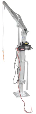 Vestil WTJ-2-G-DC Galvanized Steel DC Powered Winch Truck Jib Crane 3