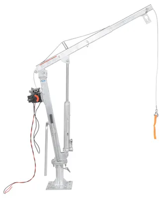 Vestil WTJ-2-G-DC Galvanized Steel DC Powered Winch Truck Jib Crane 4