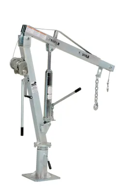 Vestil WTJ-2-G Galvanized Steel Winch Truck Jib Crane 4