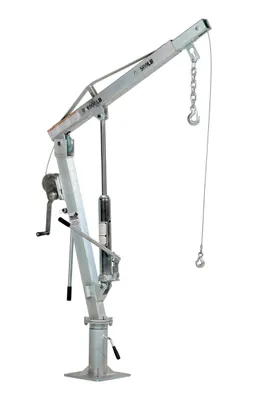 Vestil WTJ-2-G Galvanized Steel Winch Truck Jib Crane 2
