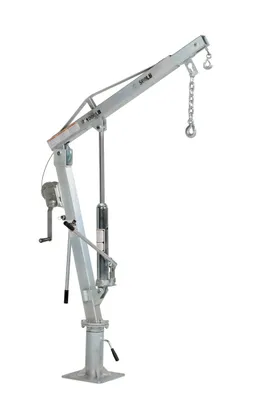 Vestil WTJ-2-G Galvanized Steel Winch Truck Jib Crane 1