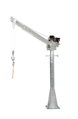 Vestil WTJ-20-4-DC-GAL Galvanized Steel DC Powered Jib Crane 2