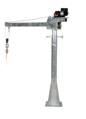Vestil WTJ-20-4-DC-GAL Galvanized Steel DC Powered Jib Crane 3