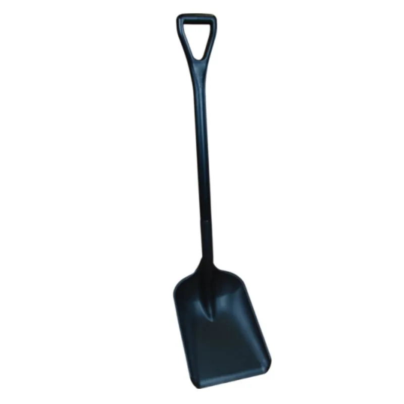 Vikan 6896BKSS Safety Shovel w/ Extended Handle 10.4 Inch Blade Black