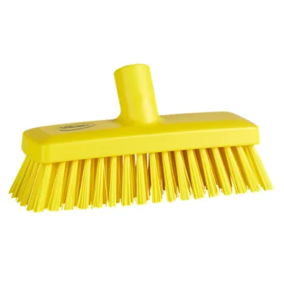 Vikan Compact Wall Deck Scrub 8.9 Inch Stiff