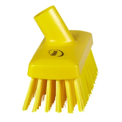 Vikan Compact Wall Deck Scrub 8.9 Inch Stiff