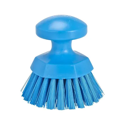 Vikan 4.3-inch Round Stiff Hand Scrub